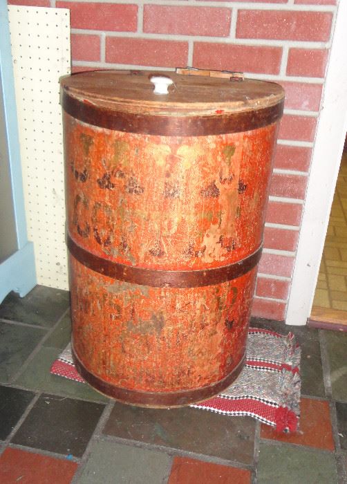 1890 Coffee drum.