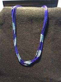 Lapis and turquoise heishi beads 