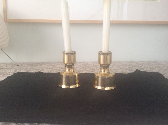 Dansk brass candlesticks