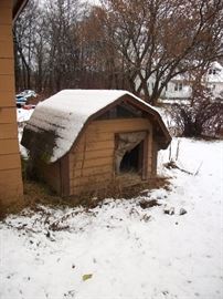 Well built dog house