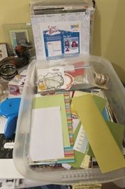 A Large Tote Full Of Supplies For A Scrapbook-er's Delight!
