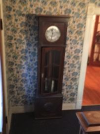 Fuzzy pic of a classic grandfather clock! Maybe it should chime the hour in your house!!