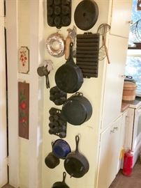 A huge antique cast-iron collection