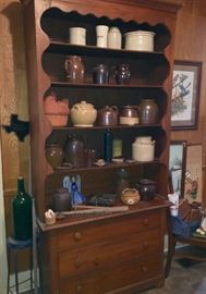 Utilitarian pottery / crock collection