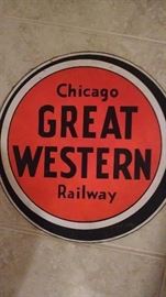 THE GREAT WESTERN RAILWAY  SIGN