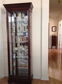 Very Nice Curio Cabinet- opens from the sides