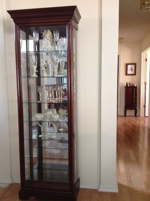 Very Nice Curio Cabinet- opens from the sides