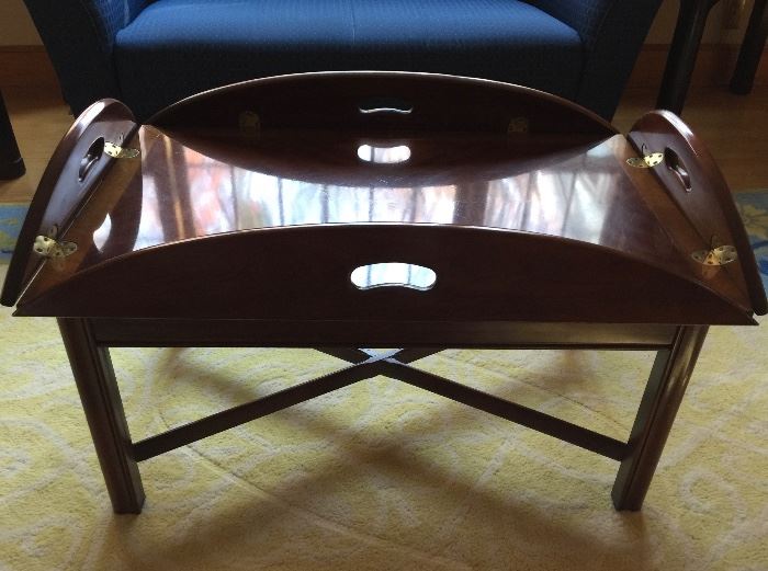 Tray Table with Cherry Inlay
