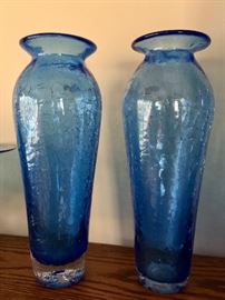 Blue and Yellow Blenko Collection