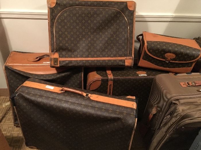 Vintage Louis Vuitton luggage 