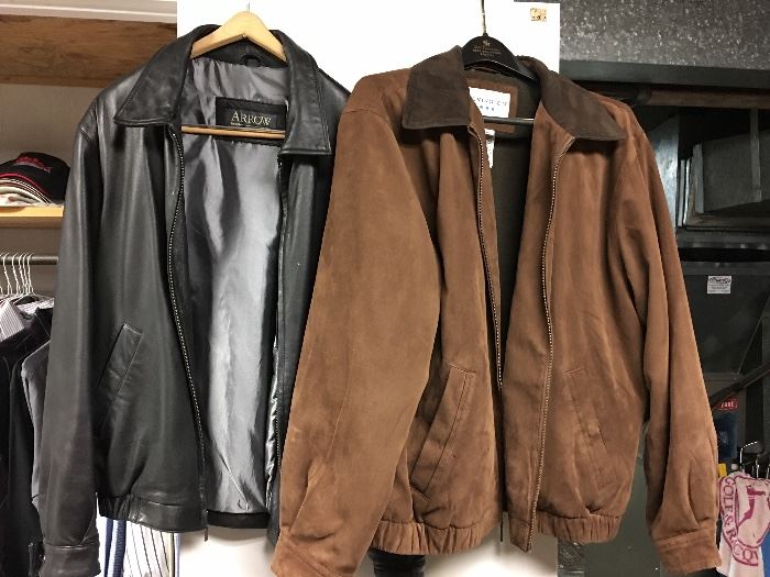 Men's leather/suede jackets