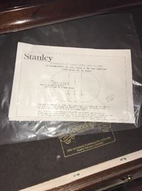 STANLEY LONG DINING TABLE WITH 8 CHAIRS 100" LONG X 45" WIDE X 30" TALL MSRP $8,000