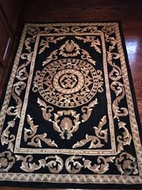 HAND-MADE SAFAVIEH WOOL AREA RUG 4'X6'