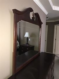 STANLEY DRESSER WITH MIRROR 72" X19" DEEP AND 34" TALL