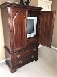 STANLEY SLIM TV/MEDIA CABINET 38" WIDE X 68" TALL X 20" DEEP