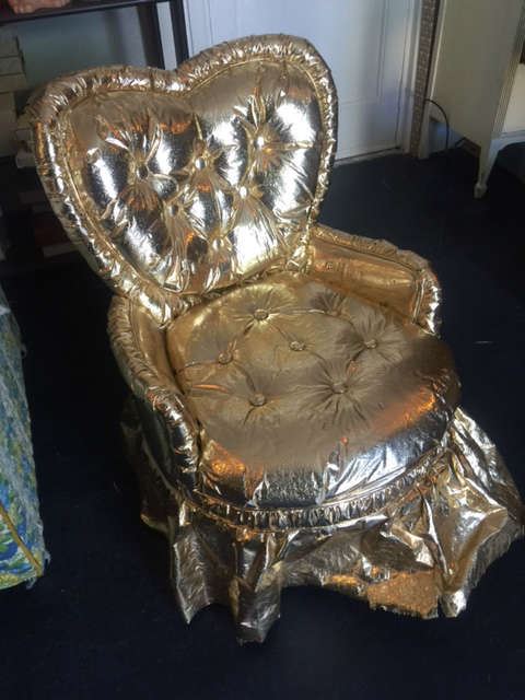 This chair is 50+ years old,  originally purchased from a display window at a department store