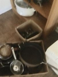 Pot, pans and misc. items