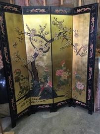 Off Site: Large 4 Panel oriental screen. Call for info