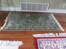 small, oriental area rug, 24 x 54 inches, like new condition