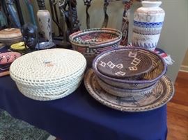 woven baskets