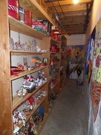 assorted Christmas decor