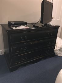 Black dresser