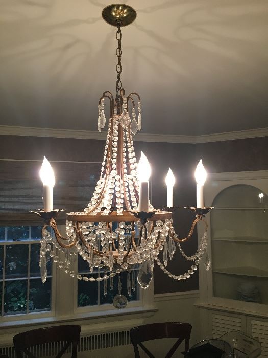 Gorgeous crystal chandelier