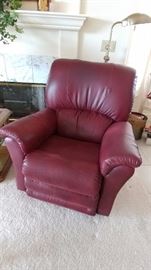 La-Z-Boy leather recliner