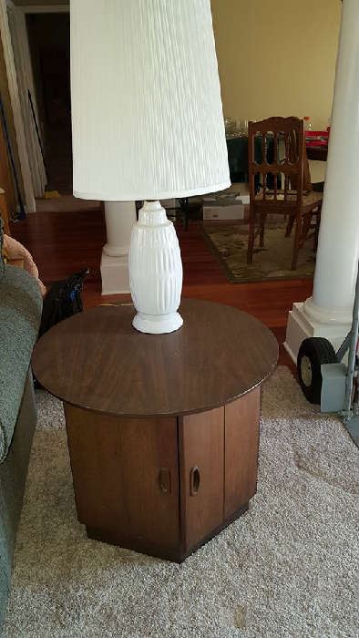 Mid century end table.