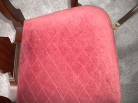 Chippendale style dining room chairs 4 side and 2 arm