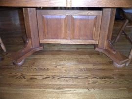 Unique kitchen table base