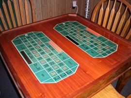 VINTAGE-ITALIAN-EXOTIC-WOOD-GAME-TABLE-ROULETTE-BACKGAMMON-CARDS-CHESS....SELLS ON EBAY $600-2800