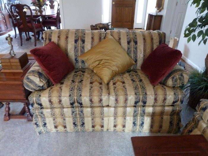 Ethan Allen sofa and loveseats matching quality and comfort