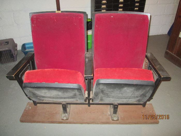 Vintage Art Deco Theatre Seats