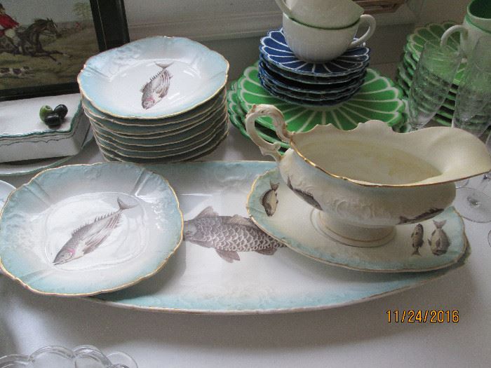 Antique Fish Dishes