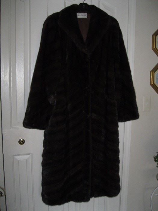 Full length Sable Brown Mink Fur