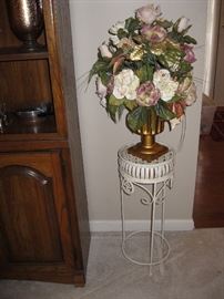 One of many flower arrangements