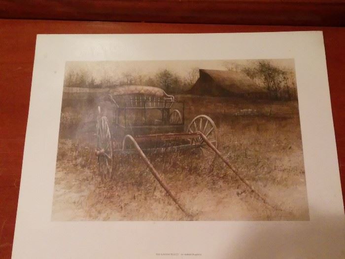 Hubert Shuptrine, Back Roads folio print