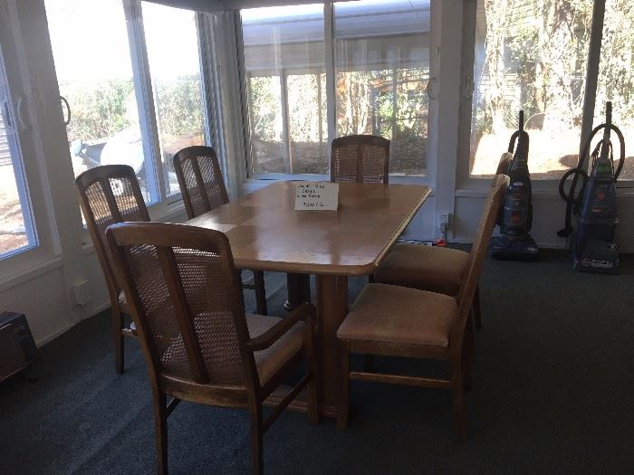 Formal dining room set (6-chairs, table and china hutch)