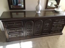 Mid century Mediterranean style bedroom suite