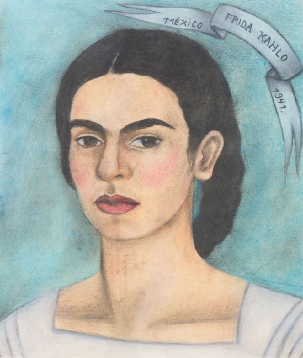 Frida Kahlo Mixed Media On Paper