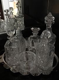 All sorts of barware and cocktail items