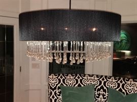 Another amazing chandelier - this one hanging over the dining room table.