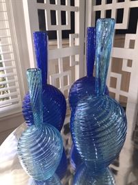 Mark Weiner - Optic Twist Bottles from Vineyard Glassworks.