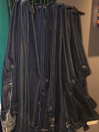 Plenty of designer jeans - all high end brand names --