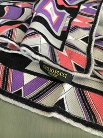 Emilio Pucci scarf-- there are many Emilio Pucci shirts as well