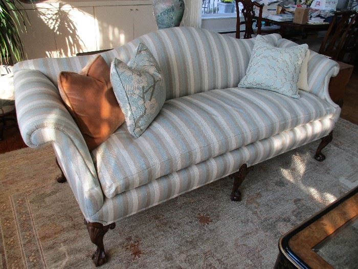 Vintage, fully refinished Baker sofa.  Down filled cushion.  It's a beauty!