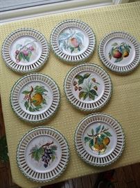 Italian Zaccagnini pottery plates