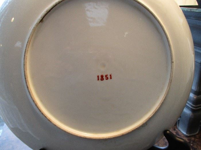 1851 Chinese Armorial plates