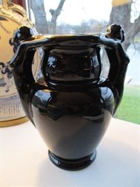 RARE Red Wing RumRill Athena two nudes vase in cobalt blue